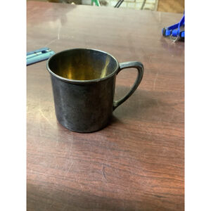 Oneida Silversmiths Silver Plated Baby Cup Vintage Engraved